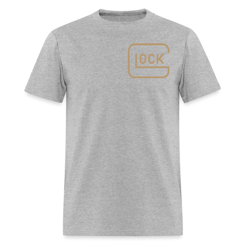 Trump Duck Hunting Glock Gun T Shirt - heather gray