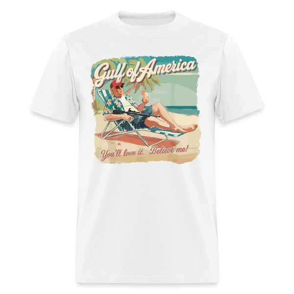 Gulf of America You'll Love It Retro T Shirt - white