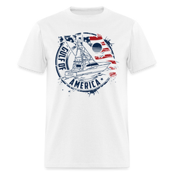 Gulf of America Flag T Shirt  - 2 - white