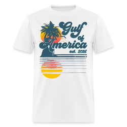 Gulf of America Est. 2025 Retro T Shirt - 2 - white