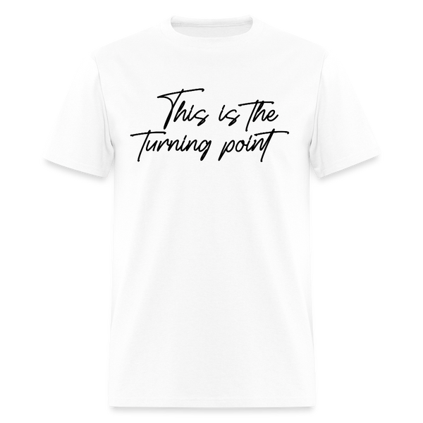 This is the Turning Point T Shirt - 5 - white