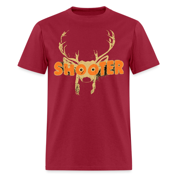 Shooter Hunting T Shirt - dark red