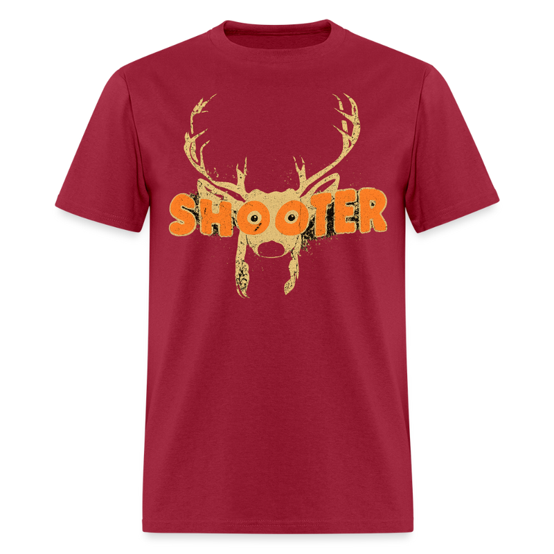 Shooter Hunting T Shirt - dark red