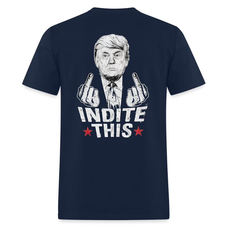 Trump Indite This T Shirt - navy