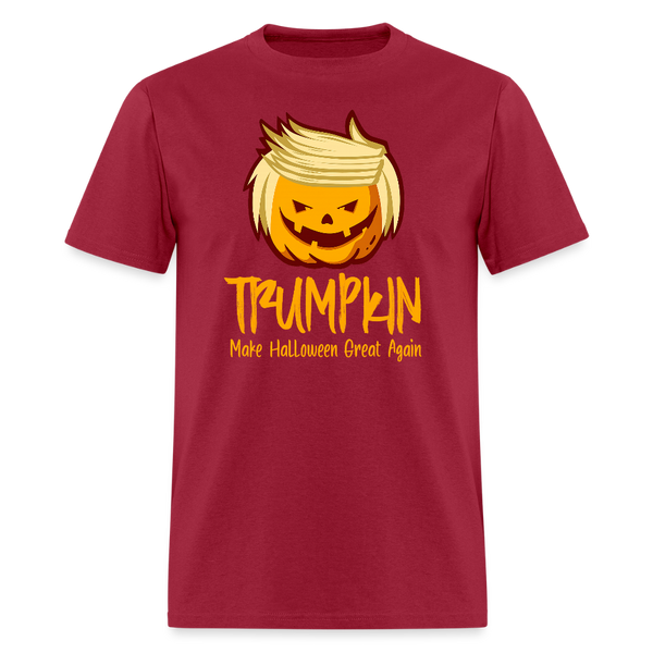 Trumpkin Halloween T Shirt - 5 - dark red