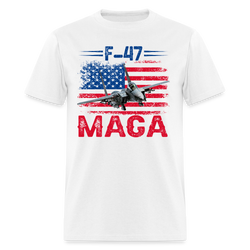 F-47 MAGA Jet T Shirt - white