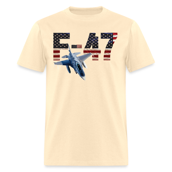 Trump F-47 Jet Make American Great Again T Shirt - natural
