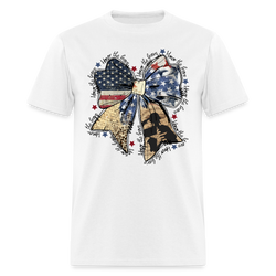 Coquette American Honor The Brave T Shirt - white
