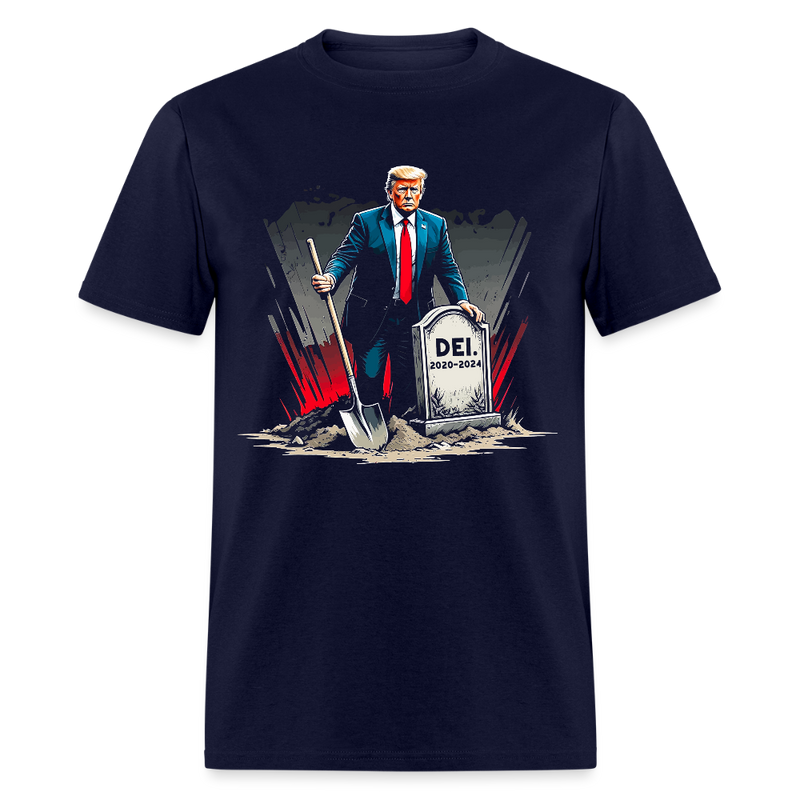 Trump DEI 2020 - 2024 T Shirt - navy