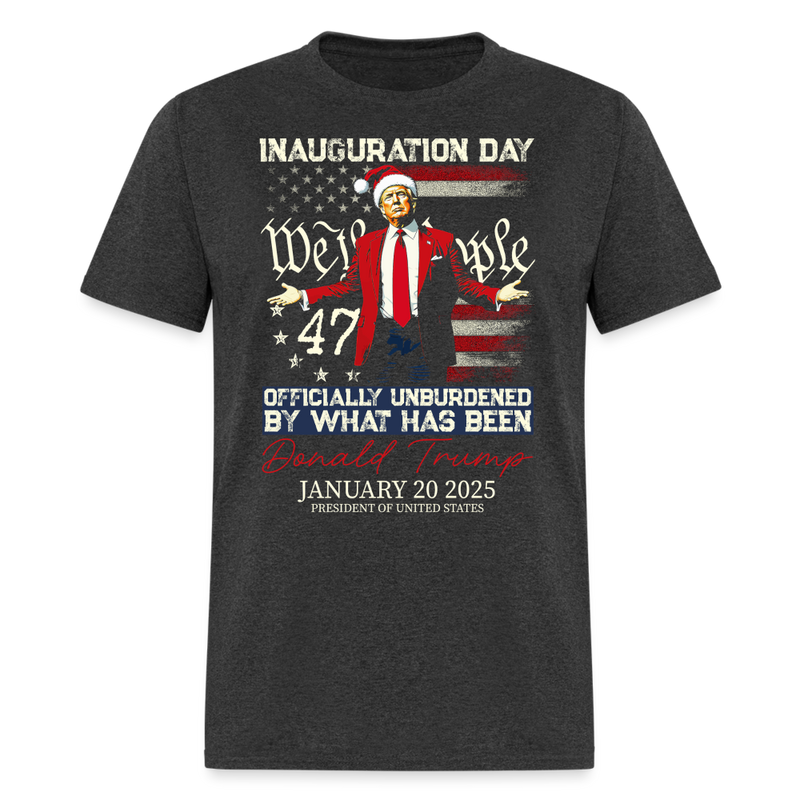 Donald Trump Inauguration Day 2025 47th President Trump 47 T Shirt - heather black