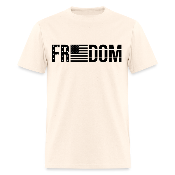 Freedom Charlie Kirk T Shirt - 4 - natural