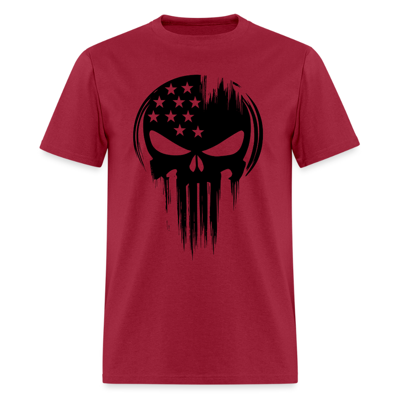 American Warrior T Shirt - dark red