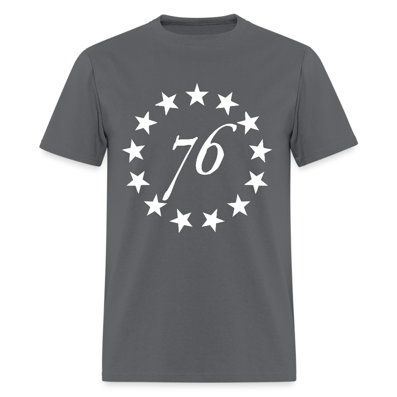 1776 Gun T Shirt - charcoal