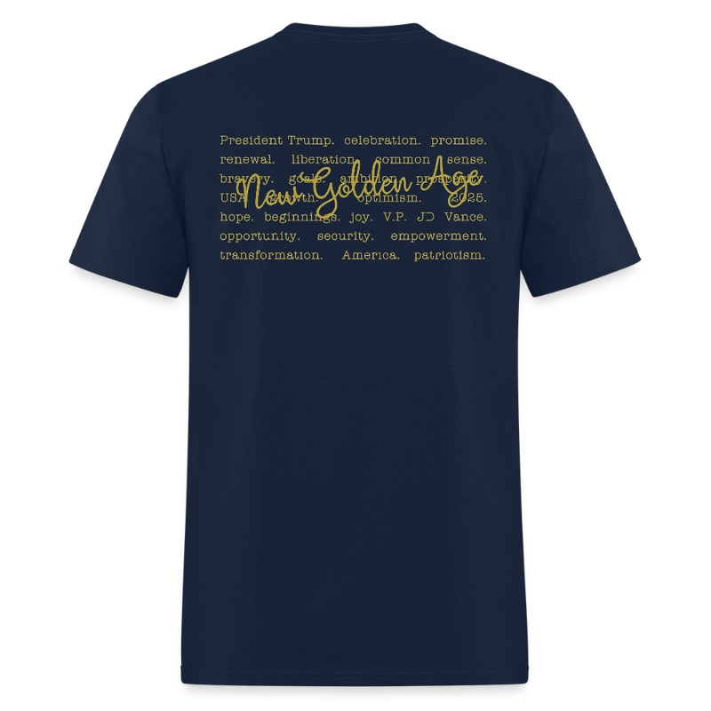 New Golden Age T Shirt - navy