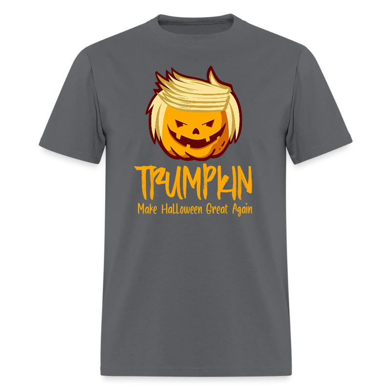 Trumpkin Halloween T Shirt - 5 - charcoal