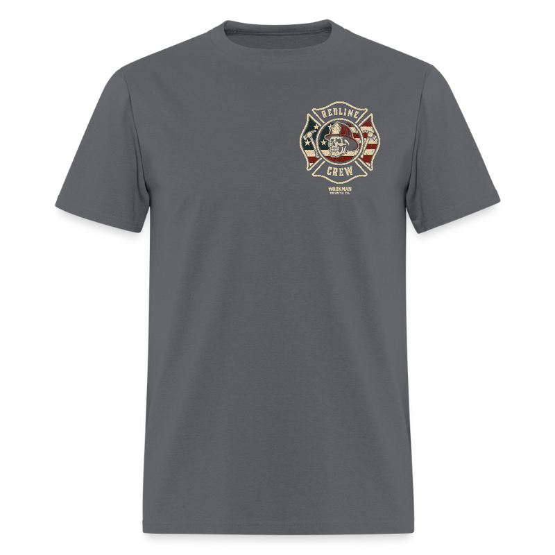 Redline Crew Workman Trading Co T Shirt - charcoal