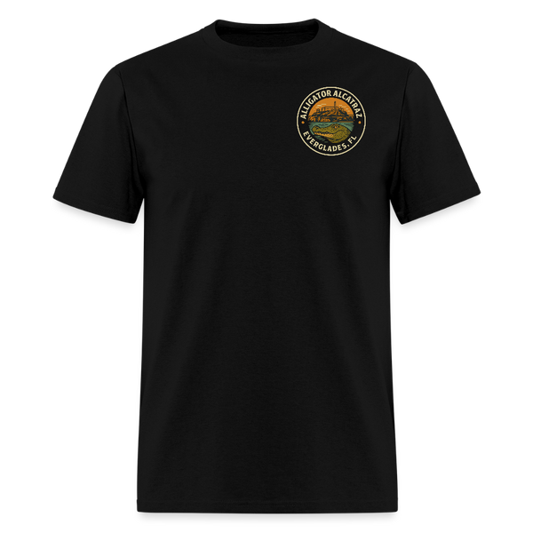 Alligator Alcatraz Everglades Florida T Shirt - black