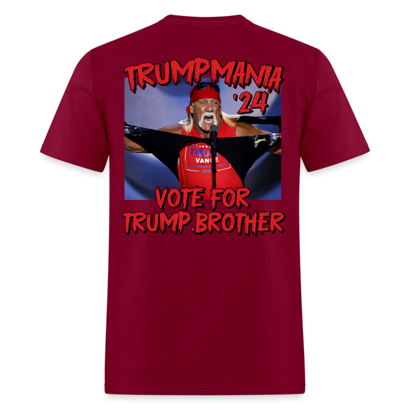 Trumpmania Vote For Trump T-Shirt - burgundy