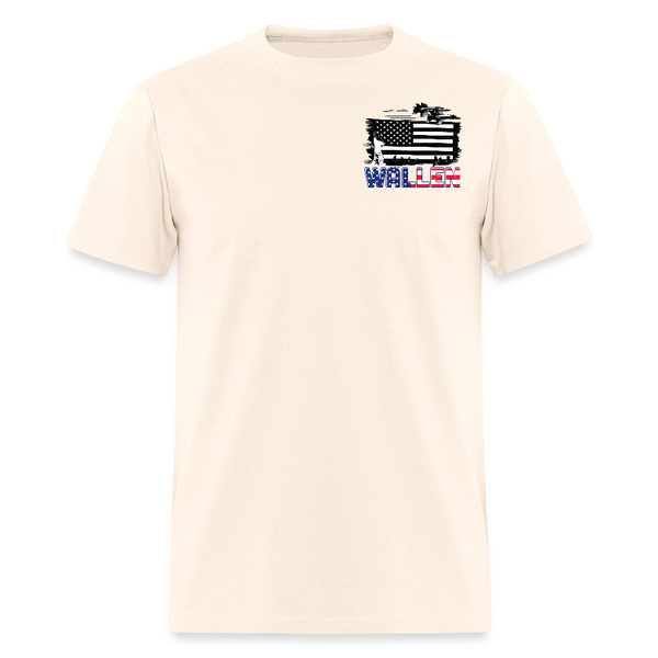 Wallen Stands For The Flag T Shirt - natural