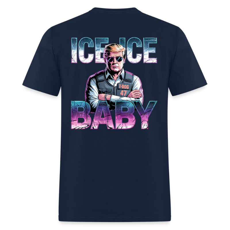 Ice Ice Trump Baby T Shirt - navy