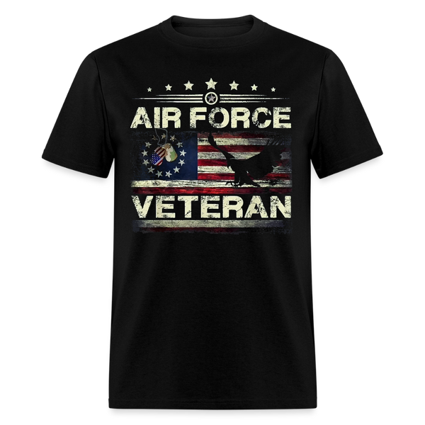 Veteran US Air Force T Shirt - black