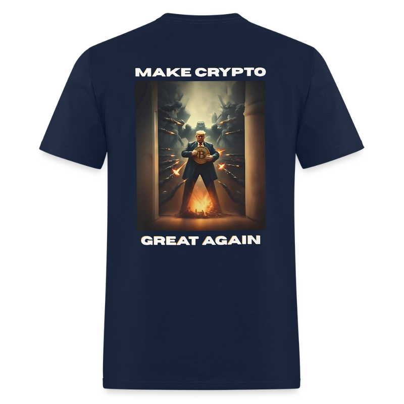 Make Crypto Great Again T Shirt - navy