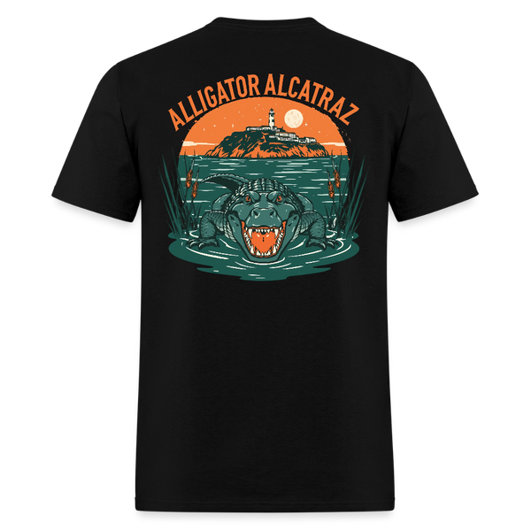 Alligator Alcatraz T Shirt - 7 - black