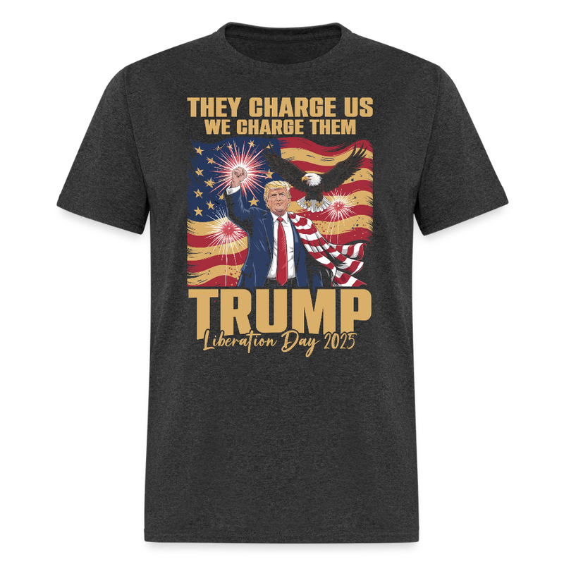 Trump Liberation Day 2025 T Shirt - heather black