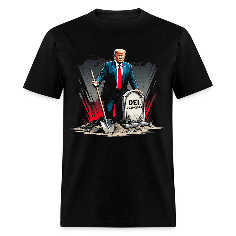 Trump DEI 2020 - 2024 T Shirt - black