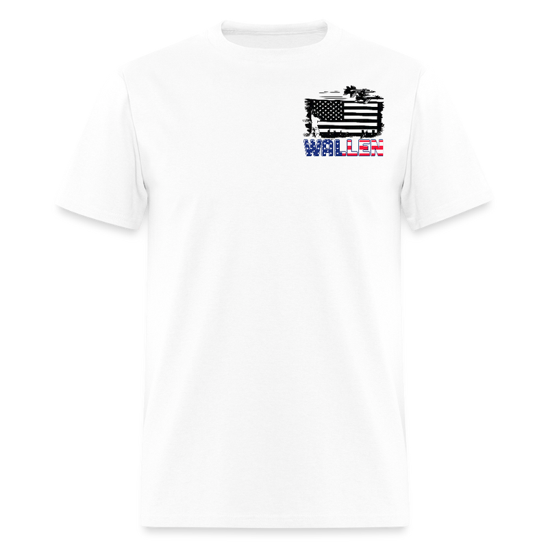 Wallen Stands For The Flag T Shirt - white