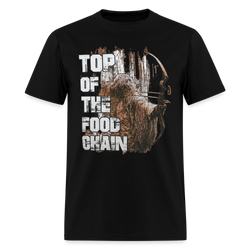 Top of the Food Chair Hunting T Shirt - black