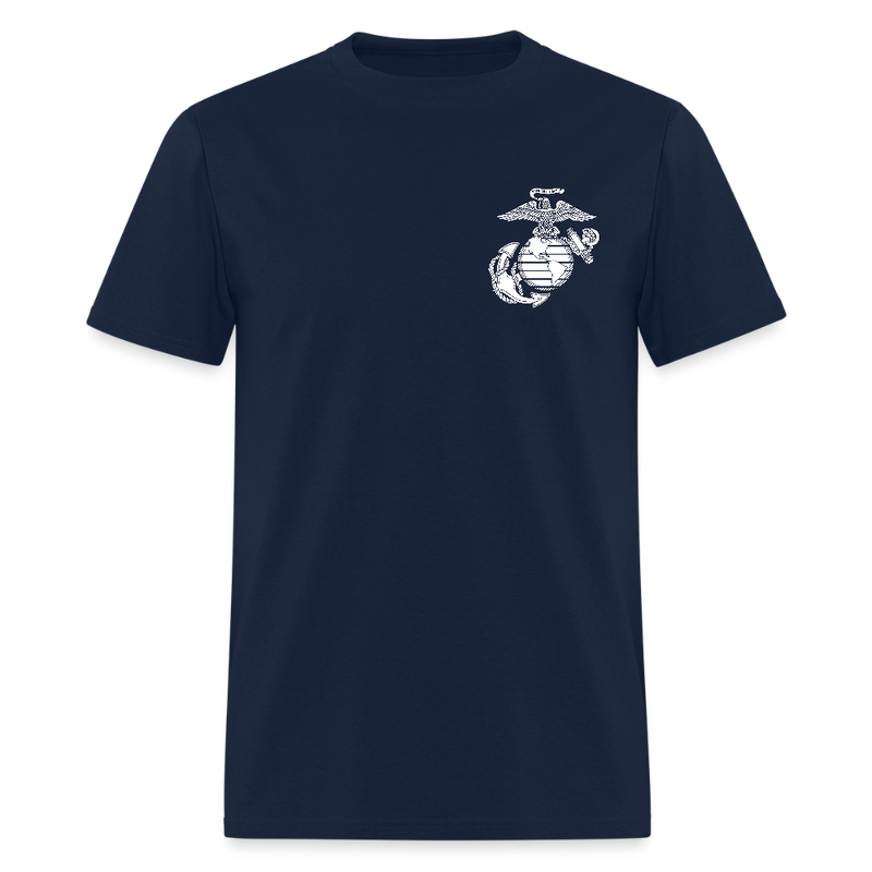 United States Marine Corps 250th Anniversary T Shirt - navy