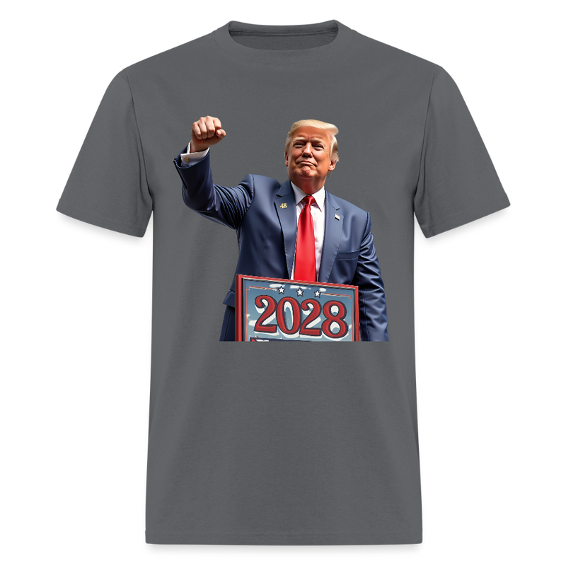 Cool Trump 2028 T Shirt - charcoal