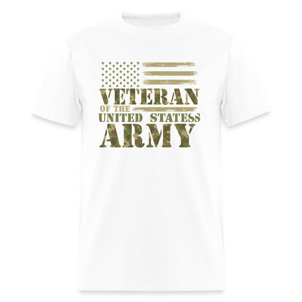 Veteran of The United States T Shirt - white