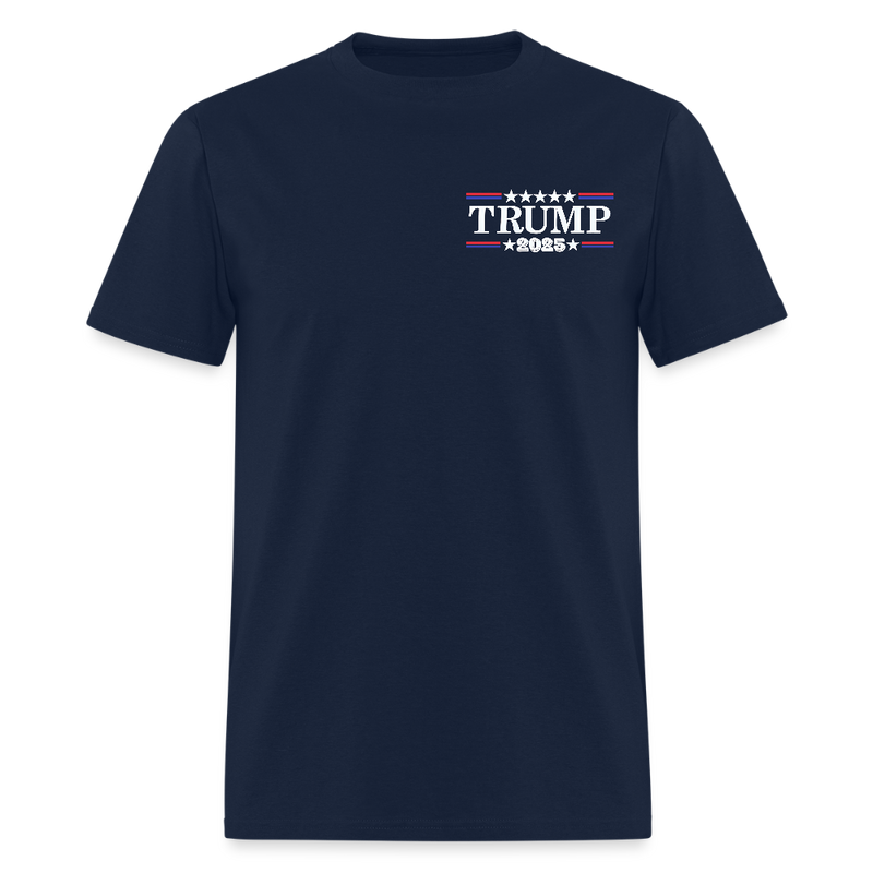Liberty Guns Beer Trump 2025 T Shirt - navy
