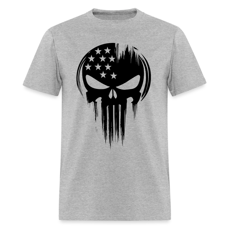 American Warrior T Shirt - heather gray