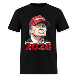 MAGA President Trump 2028 T Shirt - black