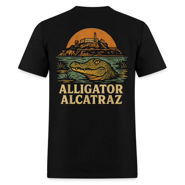 Alligator Alcatraz Everglades Florida T Shirt - black