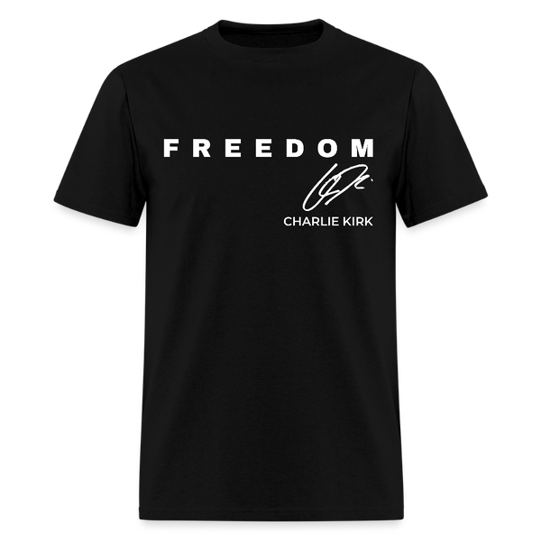 Freedom Thank You Charlie A True Patriot 31 T Shirt - 3 - black