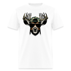 Deer Hunt T Shirt - 2 - white