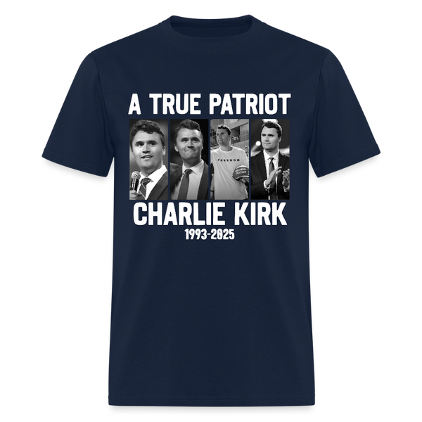 Charlie Kirk a true patriot tee main image 1