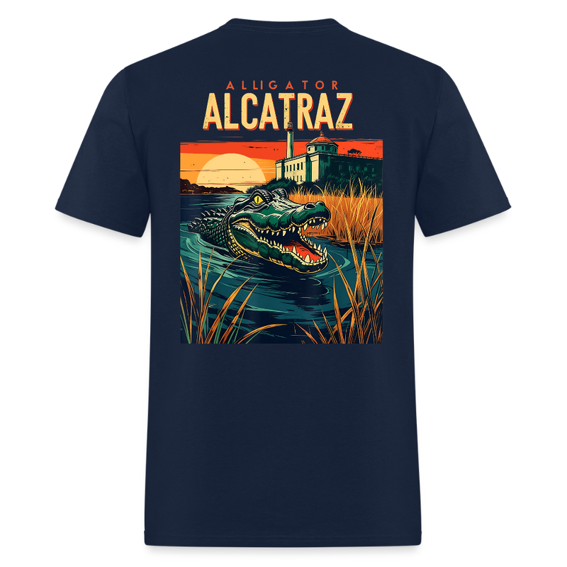 Alligator Alcatraz T Shirt - 3 - navy