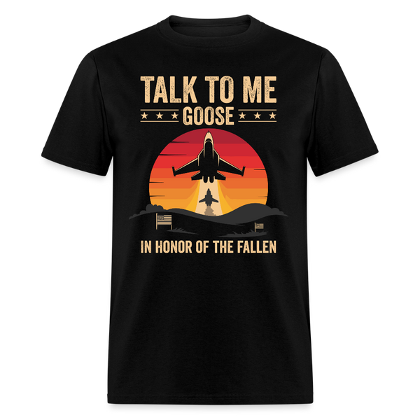 Talk to Me Memorial Day 2025 T Shirt - black