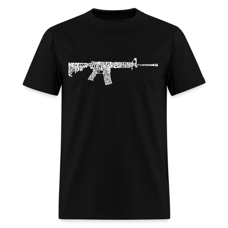 2nd Amendment AR15 T Shirt - black