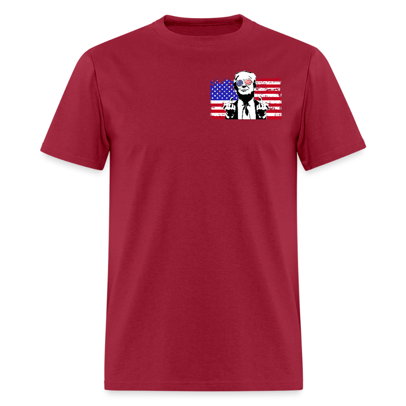 Trump Make July 4th Great Again T Shirt - dark red