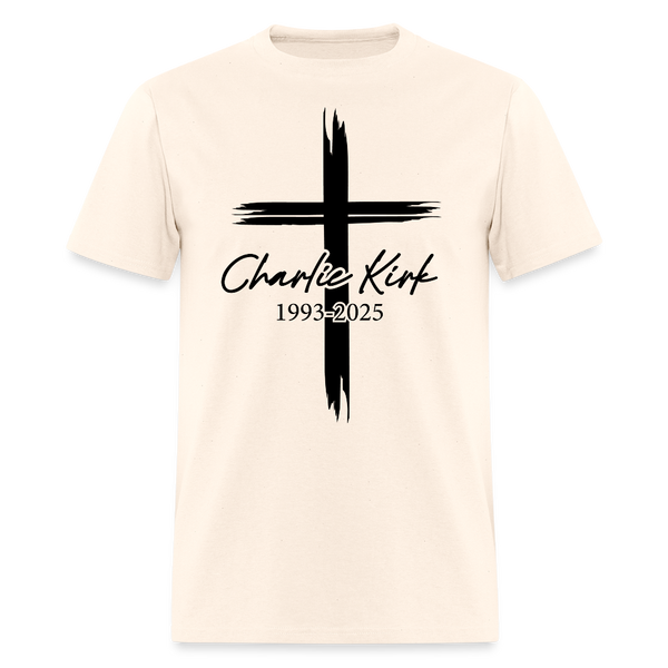 Charlie Kirk 1993-2025 T Shirt - natural