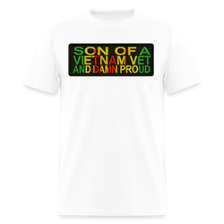 Son of Vietnam Veteran T Shirt - white