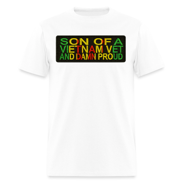Son of Vietnam Veteran T Shirt - white