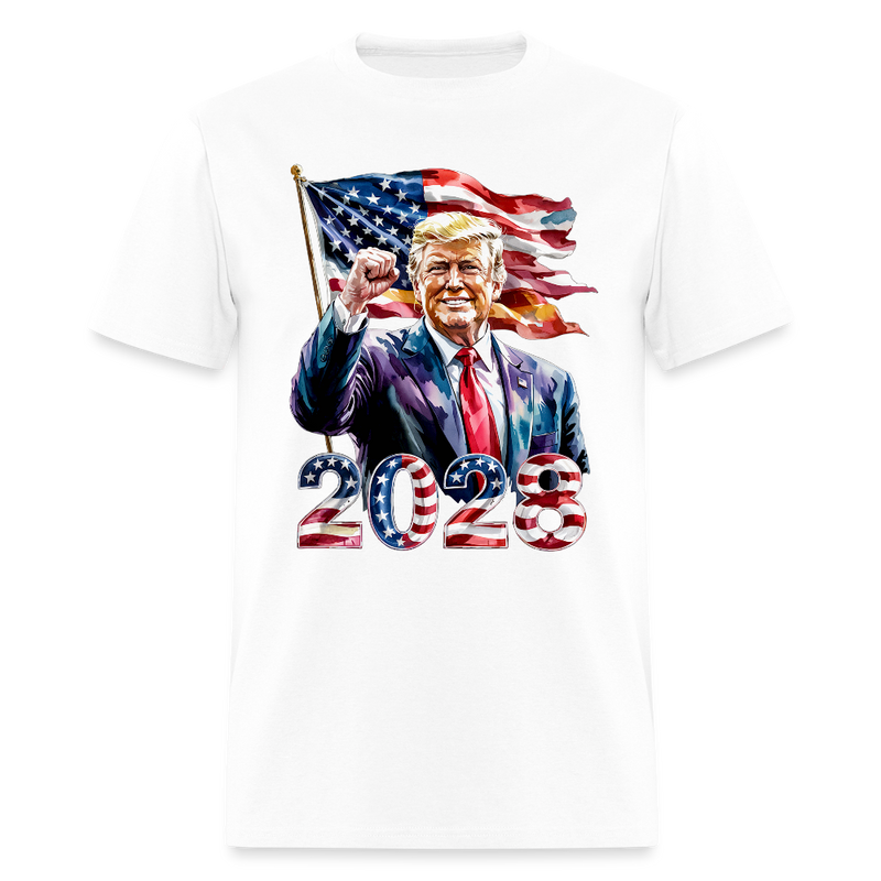 Trump For President 2028 T Shirt - white