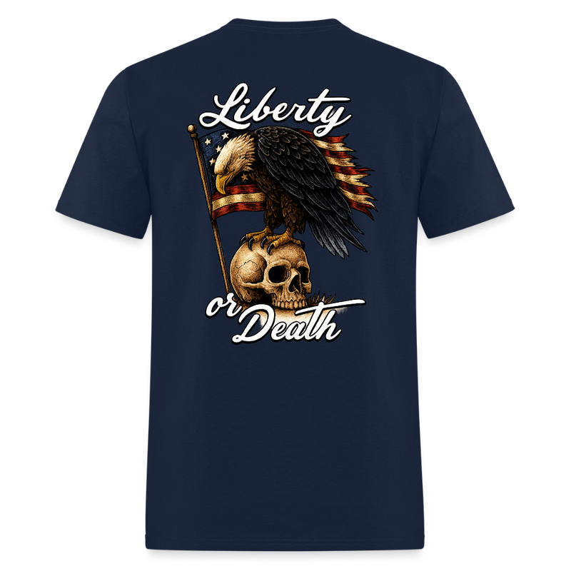 Liberty Of Death T Shirt - navy